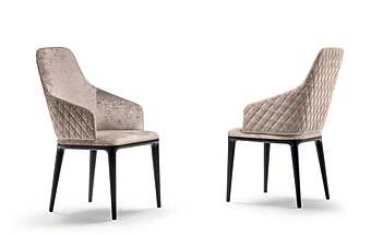 Кресло из ткани с мягкой спинкой OPERA CONTEMPORARY Hilary 47039 фабрика OPERA CONTEMPORARY из Италии