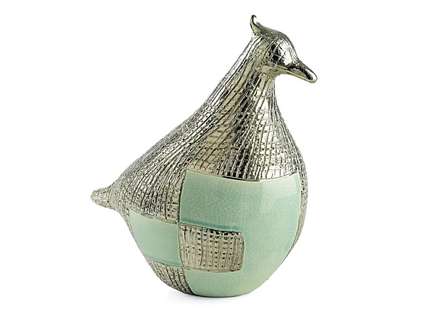 Керамическая скульптура птицы POP MARIONI 00097 фабрика MARIONI из Италии. Фото №1