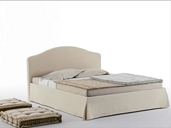 Двуспальная кровать с removable обивкой CASAMANIA & HORM ELBA PLUS