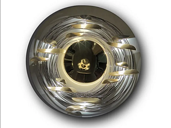 Металлическая настенная лампа круглая PAOLO CASTELLI Anodine ILL.ANOD.500 фабрика Paolo Castelli из Италии