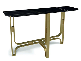 Прямоугольный консольный стол из металла Gregory MARIONI 02711A