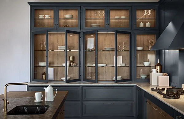 Кухня с островом из дерева MARCHI GROUP Convivium фабрика MARCHI CUCINE из Италии. Фото №12
