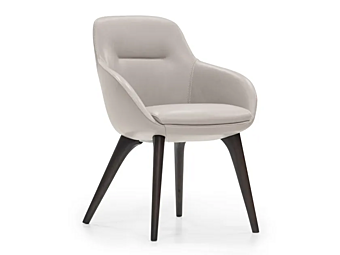 Кресло с обивкой из кожи FORMITALIA  Kowloon фабрика FORMITALIA из Италии