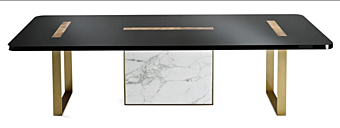 Прямоугольный деревянный обеденный стол MARIONI Tyron