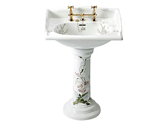 Умывальник на пьедестале из фарфора Gentry Home Victorian Garden фабрика Gentry Home из Италии