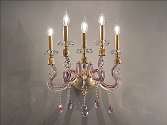 Настенный светильник с кристаллами Сваровски Euroluce Lampadari Iside A5 фабрика EUROLUCE LAMPADARi из Италии