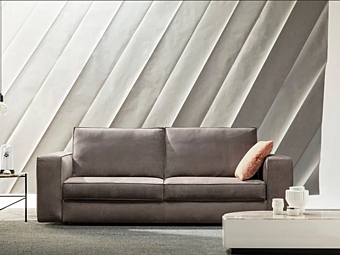 Диван-кровать на три места из кожи BertO  Nemo фабрика BertO из Италии
