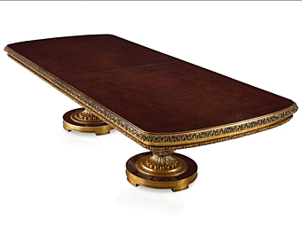 Прямоугольный стол из массива дерева A.R.ARREDAMENTI SRL Grand Royal 406 фабрика A.R.ARREDAMENTI SRL из Италии