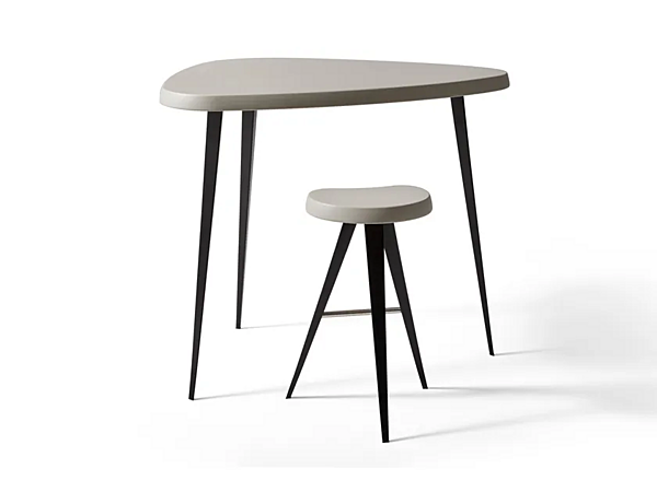 Высокий садовый стол с многослойной деревянной столешницей CASSINA Mexique Outdoor фабрика CASSINA из Италии. Фото №1