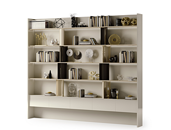 Открытый книжный шкаф из дерева BIZZOTTO ITALIA Ikat 979