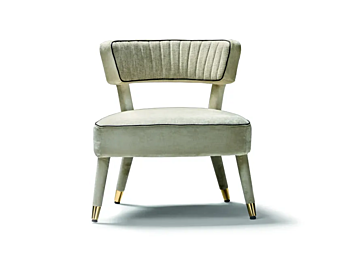 Кресло с обивкой из ткани Anic Black Tie CLO20 фабрика Black Tie из Италии