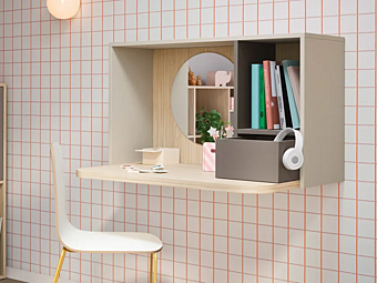 Настенный письменный стол из дерева NIDI Yucca фабрика nidi из Италии