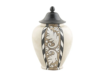 Керамическая ваза ручной работы Barocco L_Antica Deruta BA / 959 / 30 фабрика L'Antica Deruta из Италии