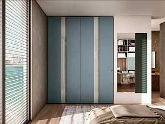 Шкаф для детей из дерева с открытыми полками LAGO Young Groove 1270 фабрика LAGO из Италии