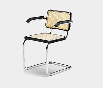 Кресло с металлической основой и мягкой обивкой ALIVAR Breuer M. 105 фабрика ALIVAR из Италии