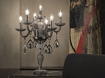 Подсвечник с кристаллами Swarovski Euroluce Lampadari TooChic F6 1L Подсвечник с кристаллами Swarovski Euroluce Lampadari TooChic F6 1L фабрика EUROLUCE LAMPADARi из Италии