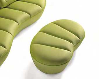 Пуф с обивкой из ткани EGOITALIANO Shai фабрика Egoitaliano из Италии