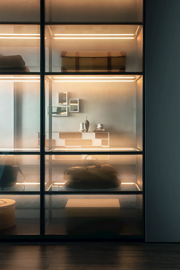 Секционный гардероб с системой Gliss Master из материалов Molteni & C Sistema 7 фабрика Molteni & C.(+VITRA) из Италии. Фото №7