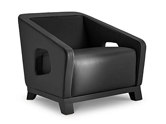 Кресло с подлокотниками из кожи i 4 Mariani HOLLY фабрика i 4 Mariani из Италии