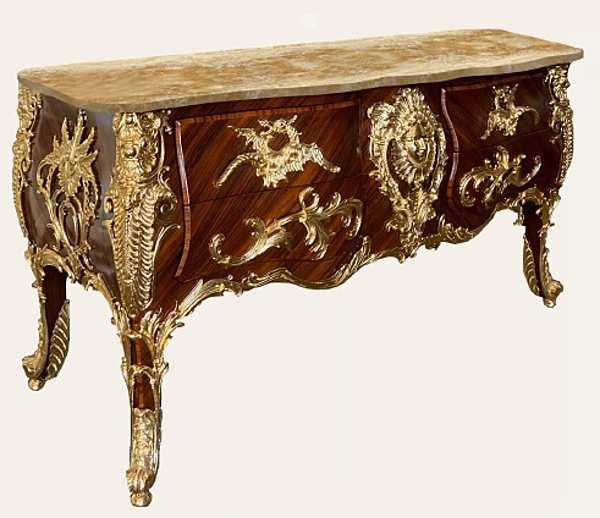 Комод с позолоченным декором Modenese Gastone фабрика MODENESE GASTONE из Италии. Фото №1