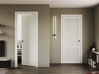 Дверь с hinged конструкцией из дерева BARAUSSE Blanc на RLL