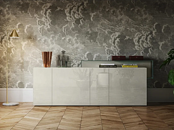 Модульный боковой буфет из дерева LAGO 36E8 13608 фабрика LAGO из Италии