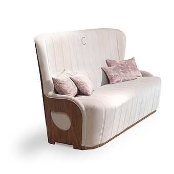 Диван на двоих из кожи CARPANELLI Galileo DI37 фабрика CARPANELLI из Италии