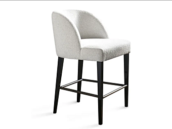 Тканевый барный стул с подножкой DOM Edizioni Colette фабрика DOM Edizioni из Италии