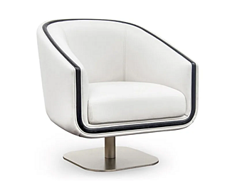 Кресло с обивкой из кожи FORMITALIA Dallas фабрика FORMITALIA из Италии