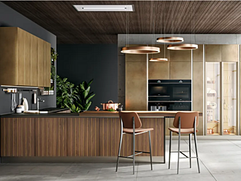 Кухня с фасадами из МДФ LUBE CUCINE Clover 02 фабрика LUBE CUCINE из Италии