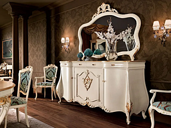 Буфет из массива дерева с дверцами MODENESE GASTONE 11106 фабрика MODENESE GASTONE из Италии