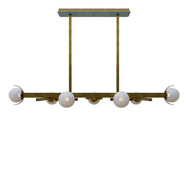 Подвесная лампа из латуни GRETA MARIONI 02971 фабрика MARIONI из Италии. Фото №2