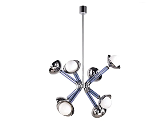 Подвесная лампа из ручного吹ного стекла Stimma 8 MULTIFORME SS8999-8 фабрика MULTIFORME из Италии