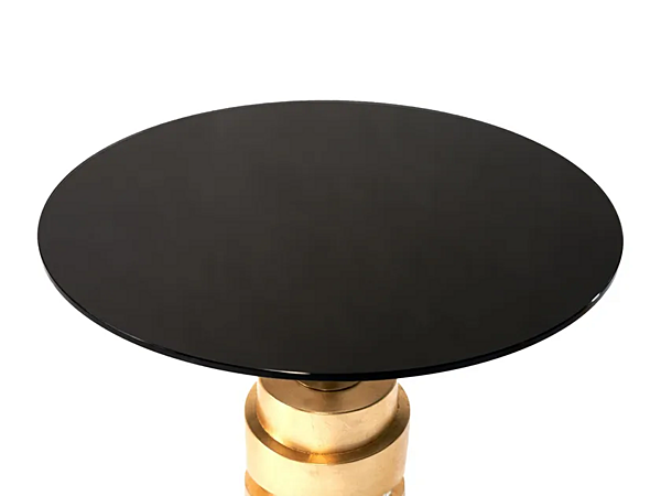 Круглый столик с стеклянной столешницей MARIONI CYL 02136T фабрика MARIONI из Италии. Фото №2