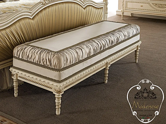 Обитая скамья из ткани MODENESE GASTONE 14530 Обитая скамья из ткани MODENESE GASTONE 14530 фабрика MODENESE GASTONE из Италии