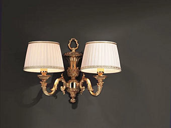 Настенный светильник с фиксированной arm из коллекции Impero Euroluce Lampadari 602 A2 с абажуром фабрика EUROLUCE LAMPADARi из Италии