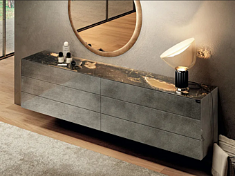 Стеклянный комод Materia 1060B LAGO 1060B фабрика LAGO из Италии