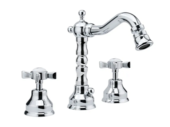 Смеситель для биде из стали с индивидуальными розетками Princeton Gaia Mobili фабрика GAIA из Италии