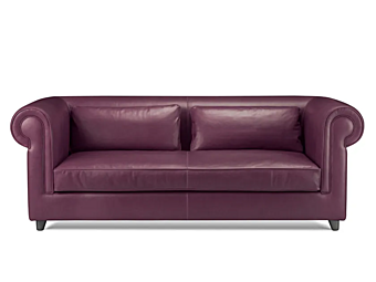 Диван из кожи в стиле честерфилд на три места GHIDINI1961 Portofino SG207XX106 фабрика GHIDINI1961 из Италии