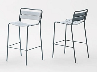 Высокий штабелируемый табурет PAOLA LENTI  Elba B168F фабрика PAOLA LENTI из Италии