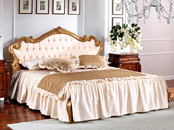 Двуспальная кровать с tufted подголовником MARZORATI Olimpía B фабрика MARZORATI из Италии