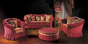 Пуф EZIO BELLOTTI ''PLATINUM'' 4624 фабрика EZIO BELLOTTI из Италии