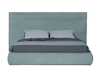 Двуспальная кровать с мягкой спинкой из кожи BAXTER Couche фабрика BAXTER из Италии