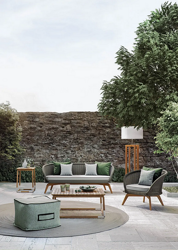 Круглый outdoor ковер из ткани Atmosphera Michelangelo PF.OUT.MH.TT фабрика ATMOSPHERA из Италии. Фото №4