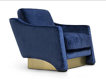 Кресло с бархатной обивкой FORMITALIA Muzio Lux фабрика FORMITALIA из Италии