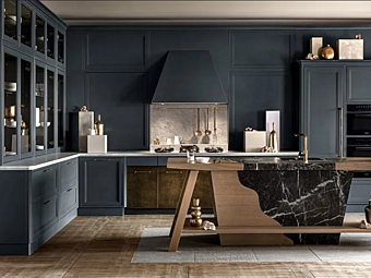 Кухня с островом из дерева MARCHI GROUP Convivium Кухня с островом из дерева MARCHI GROUP Convivium фабрика MARCHI CUCINE из Италии