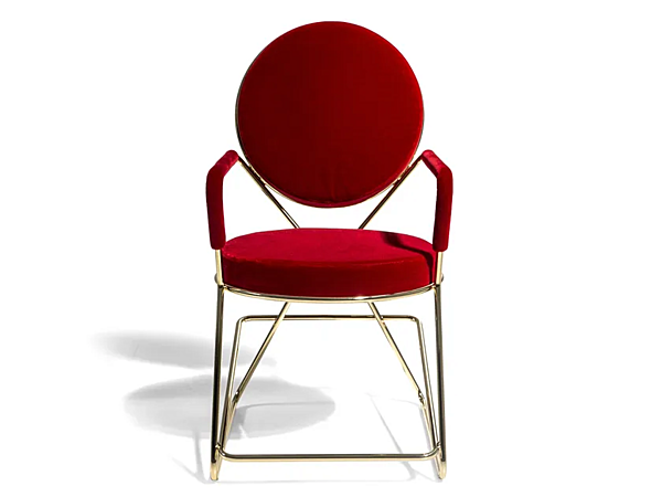 Кресло с подлокотниками обитое тканью MOROSO Double Zero 0NL фабрика Moroso из Италии. Фото №4