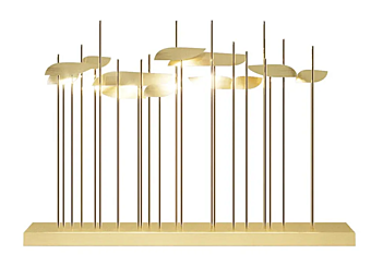 Настольная лампа из латуни ручной работы PAOLO CASTELLI Anodine ILL.ANOD.410 фабрика Paolo Castelli из Италии