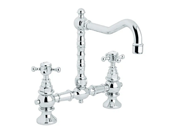 Смеситель с изливом и антикоррозийным покрытием Gentry Home Antique Bridge Mixer фабрика Gentry Home из Италии