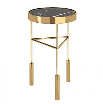 Круглый кофейный мраморный столик MISURAEMME Sirius SI01 фабрика MisuraEmme из Италии